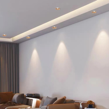 IP54 Waterproof Trimless LED Downlight - Modern Adjustable Anti-Glare Ceiling Spot Light