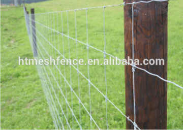 Hot Dipped Galvanized Corrosion Resistant cattle fencing and hinge joint field fence (Factory Price ISO9001-2008)
