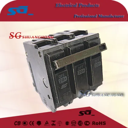 6-100amp 240/415V 10KA SGTQL GE Miniature Circuit Breaker electrical breaker GE MCB