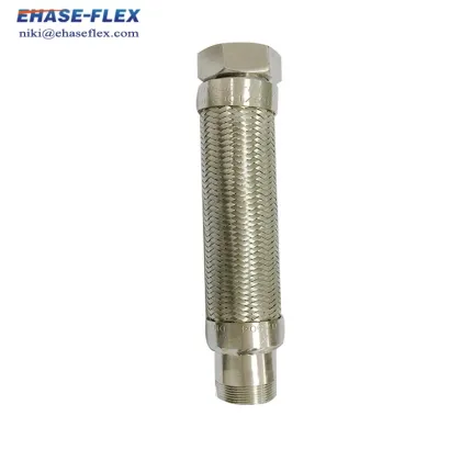Flexible pipe connections to pumps