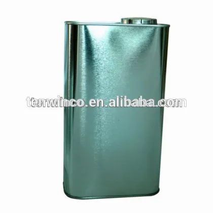 Square Chemical Tin Can with Cap
