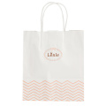 White Premium Eco-Compostable Custom Plastic Kraft Paper Bag