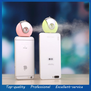 2016 Creative Mini Phone Moisturizing Beauty Instrument Air Humidifier Water Spray Apparatus Facial Steamer For Android Phone