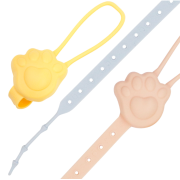 Cat Paw Anti-Drop Chain Baby Pacifier Clips Straps
