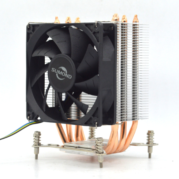 PC CPU Soğutma için Fabrika 4 Isı Borusu Doğrudan Radyatör Fanları - Sessiz Hava Soğutucu