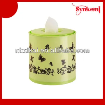 Plastic car tissue box holder