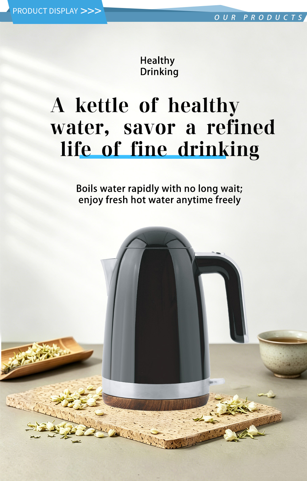 304 stainless steel kettle FK-1802
