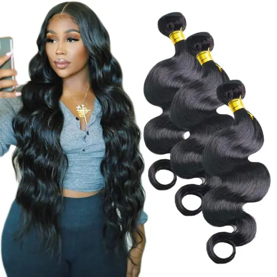 Cheap 9A Brazilian Human Natural Hair Bundles Sample 26 Inch Piece Wholsale Suppliers Extensions Bundle Hair Vendors Body Wave
