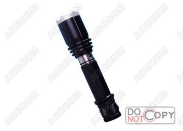Ce, Rohs 350 Lumens Rechargeable Led Flashlight With Hidden Recharging Port For Camping, Hiking