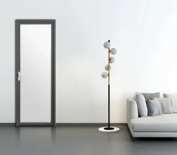 Double Glass Aluminum Casement Balcony French Doors - Australia Standard AS2047