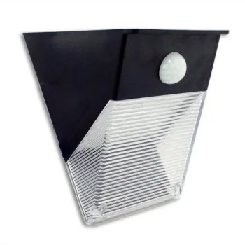 Solar Powered 12 LED PIR Motion Sensor Garden Path, Flood Wall Mount Light Lamp