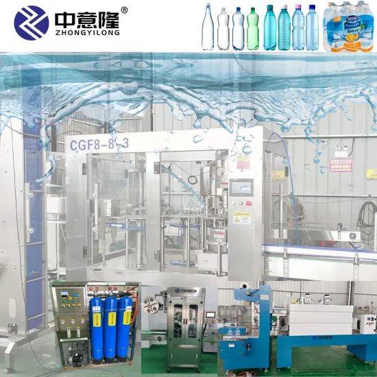 2000BPH PET Bottle Automatic Washing Filling Capping Machine