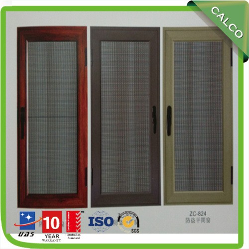 Aluminum Window with Security Mesh