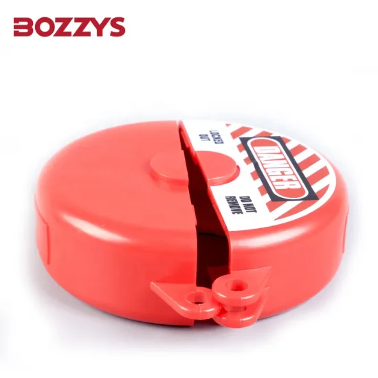 BOZZYS Loto Industrial Safety Rotating Standard Gate Valve Lockout Devices for Handwheel Diameters 127mm-165mm