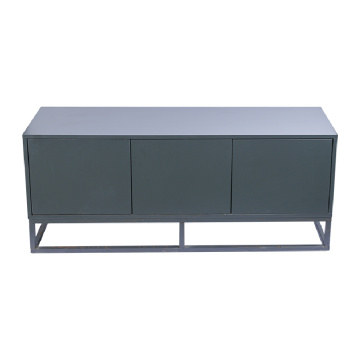 Modern Gray Storage TV Cabinet for Living Room