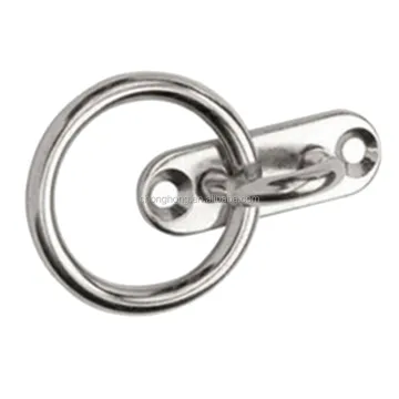 China Supplier of AISI316 & 304 Oval Eye Plate with Ring - Marine Hardware