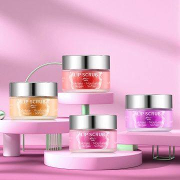 Wholesale Custom Logo Private Label Organic Vegan Pink Lip Scrub