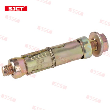 Custom Heavy Duty Expansion Anker Bolt Yellow Zink