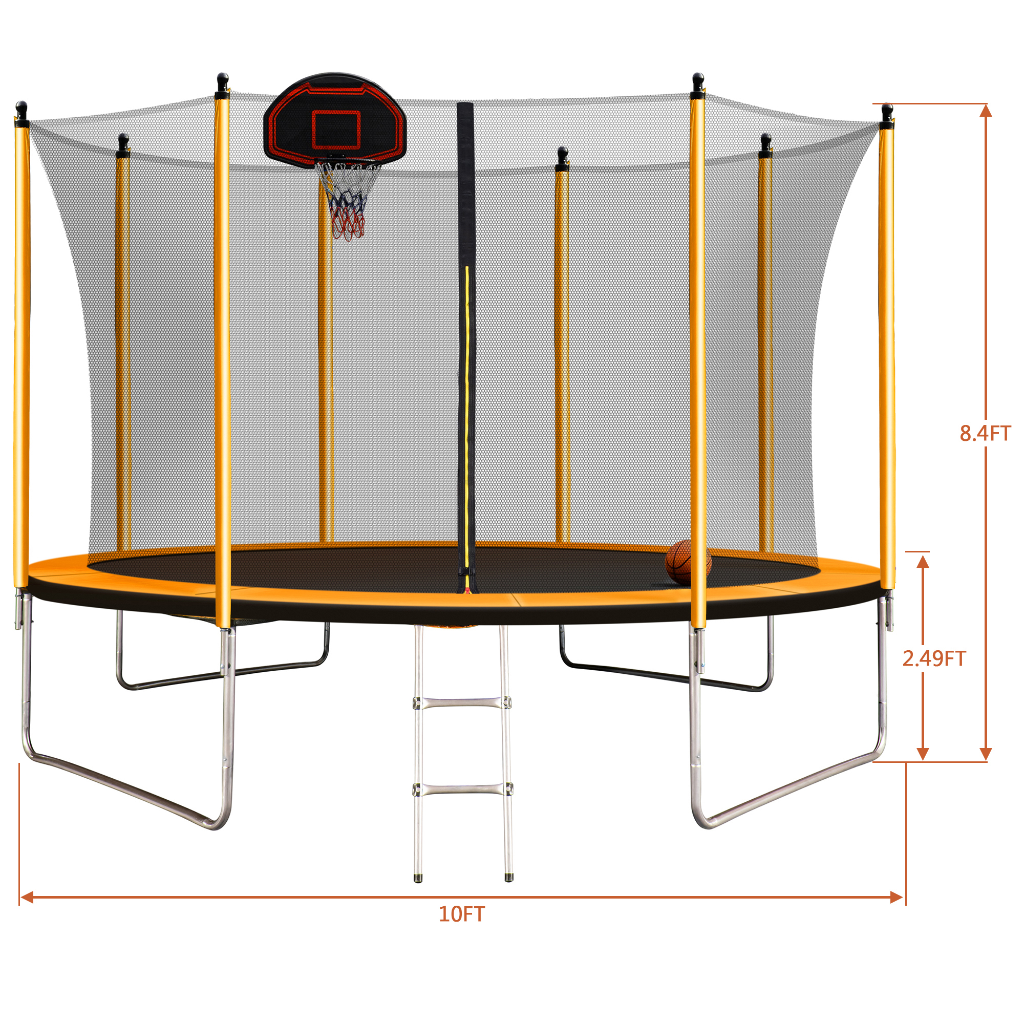 Trampoline 10ft 12ft 15ft 16ft ASTM approuvé