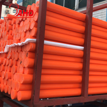 Orange farbenfrohe HDPE -Stangenstangenstangen Stangen Stangen