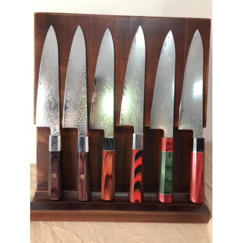 Hight quality damascus kitchen knife set OEM