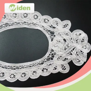 Neck Lace Design Handmade Battenburg Lace High Neck Collar
