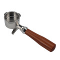 58mm Three-ear Stainless Steel Portafilter with Wood Handle