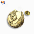 Topklasse knap Gold Round Pin Badges Design