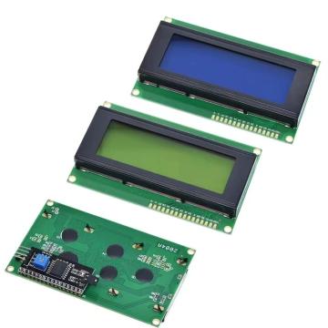 5V LCD Screen with Backlight IIC/I2C - Blue/Yellow-Green 1602A/2004A/12864B