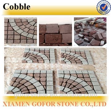 white cobble, cobble plate, cobble stone look floor tile