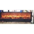 72 Inches Wall Mounted Decor Flame Electric Fireplace