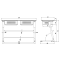 HM-5751 Aluminum alloy school classroom table