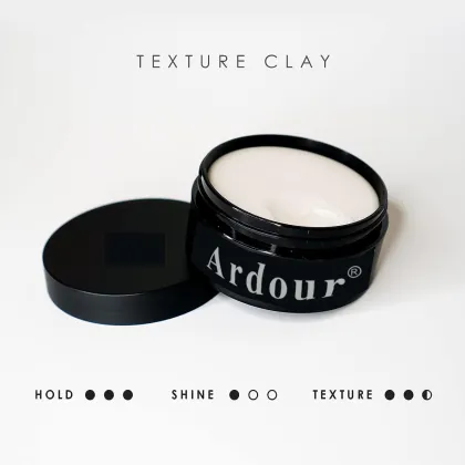 Alcohol-Free High Hold Hair Wax and Clay for Men