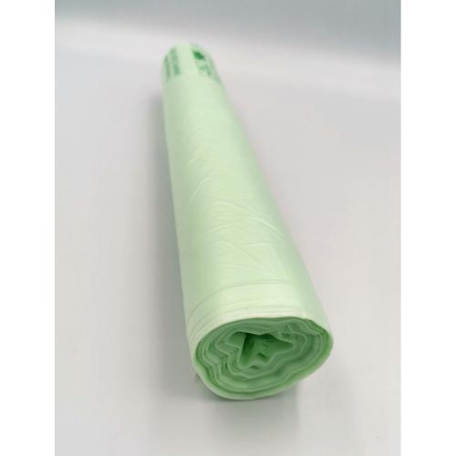 Biodegradable Lawn Bags Cornstarch Based 100% Eco Friendly Disposable Trash Bags Supplier