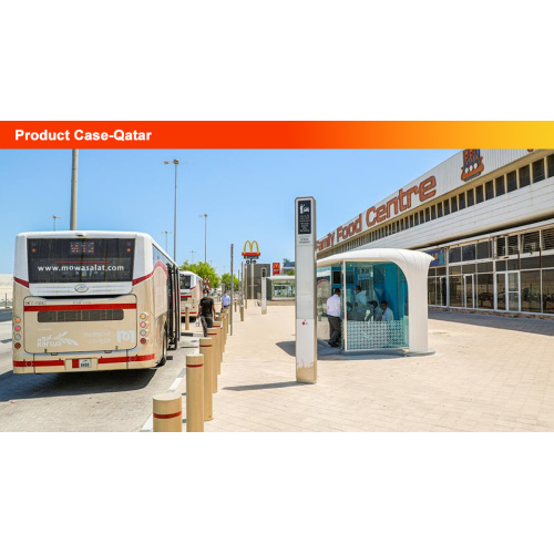 Customizable Air-Conditioned Bus Shelter for Middle East
