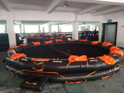 High Quality Inflatable Viking Life Raft - 65 Person Open-Reversible Type