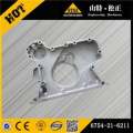 Front Gear Cover 6754-21-6211 for Excavator parts PC200-8