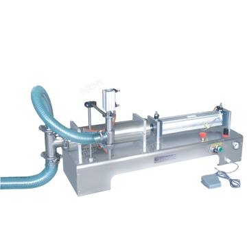 Ex-factory Semi-Auto Horizontal Pedal Liquid Filler (200-1500 ml, Single Nozzle)