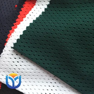 100% polyester DTY knitted mesh fabric