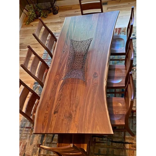 Dining Tables Wood Solid Walnut Wood Restaurant Dining Tables PU Lacquer Manufactory