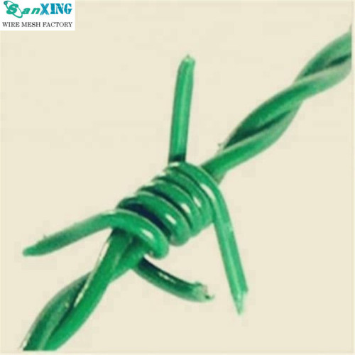 Kawat Barbed Bersalut PVC yang tahan lama