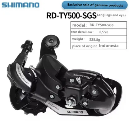 Shimano RD-TY300-SGS Long Leg Hook and Various Derailleur Eyes