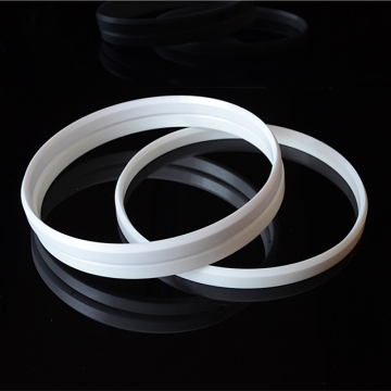 Wear-Resistant Big Diameter Alumina Zirconia Ceramic Sealing Ring with Gear