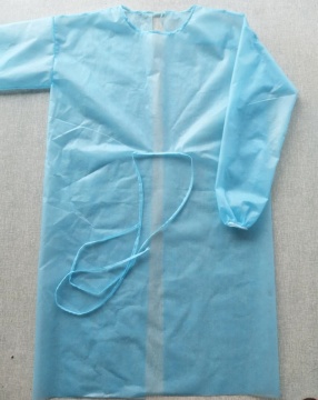 Hospital Disposable  Plastic Laboratory Isolation Gowns