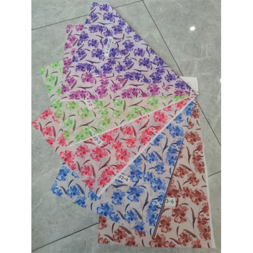 High-Quality Imitation Linen Printed Polyester Fabric