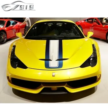 Special Style Body Kits for Ferrari 458 (2010-2015) - FRP with Carbon Fiber Front Bumper and Bonnet