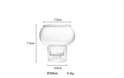 Glass Cream Dessert Cup Cocktail Glass