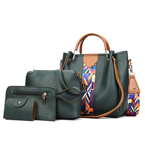नई गर्मी रंगीन चमड़े के हाथ बैग कंधे बैग