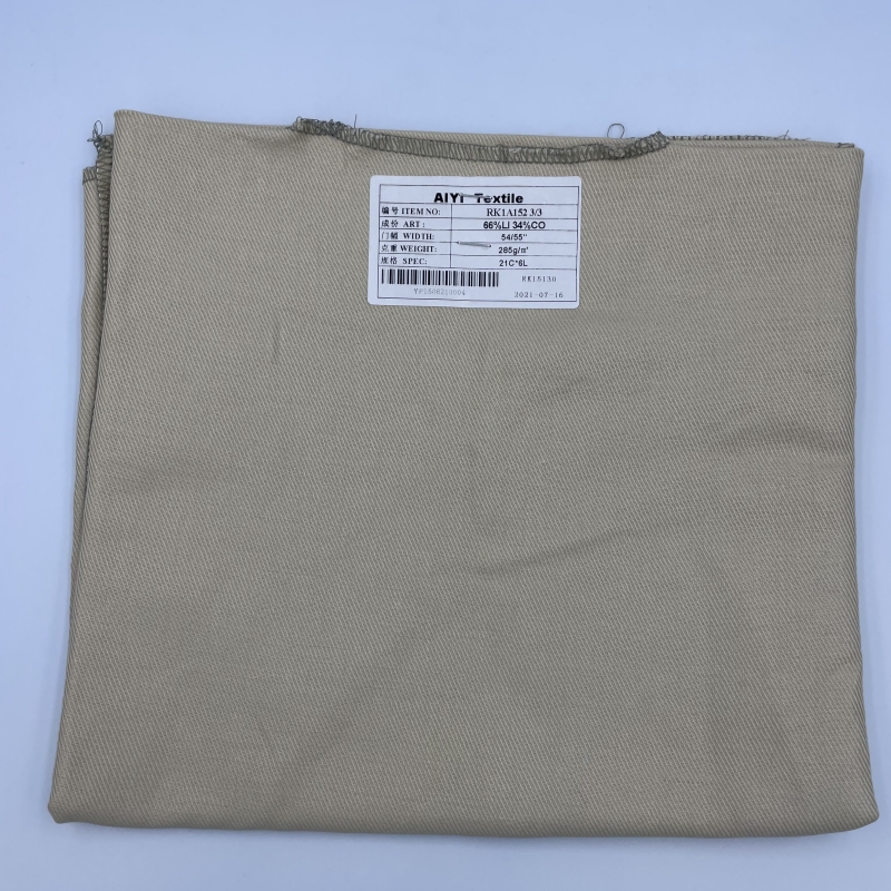 Wrinkle Resistant Permeable Linen Cotton Blended Cloth