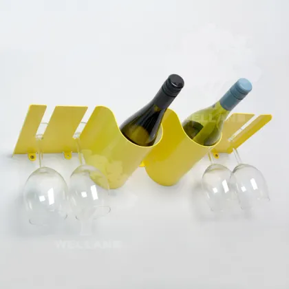 Sonoma Metal Wine Rack yellow J